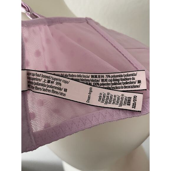 Victoria's Secret Bra Bustier Plunge Lace Polka Dot Lingerie - Picture 14 of 14